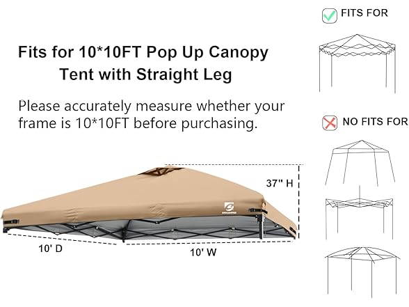 UNICAMPER BC103825080070 canopy top Khaki