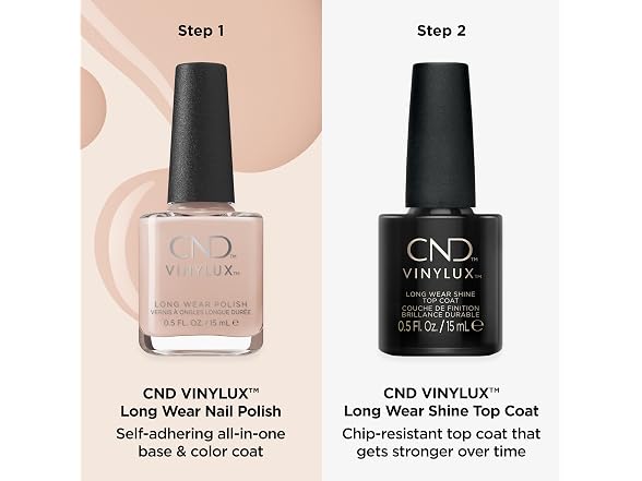 CND Vinylux Longwear Top Coat Nail Polish 0.5oz