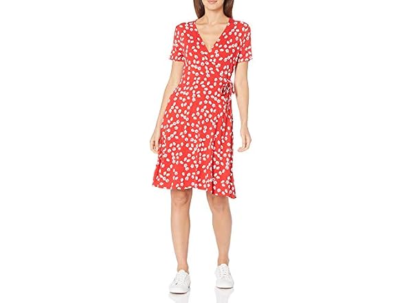 Amazon Essentials Women Short Sleeve V Neck Dress