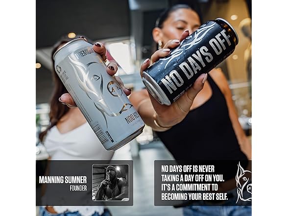 NO DAYS OFF Premium Water - 12 Pack, 16 fl oz