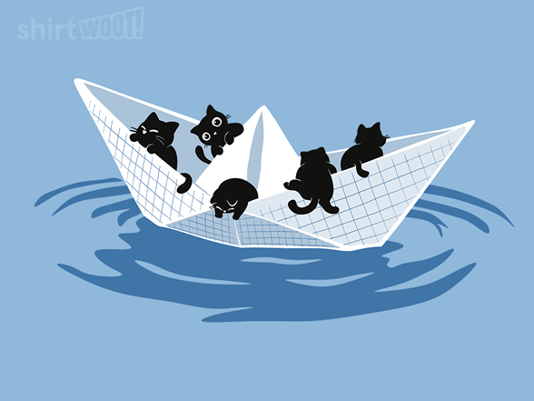 Cat Paper Boat