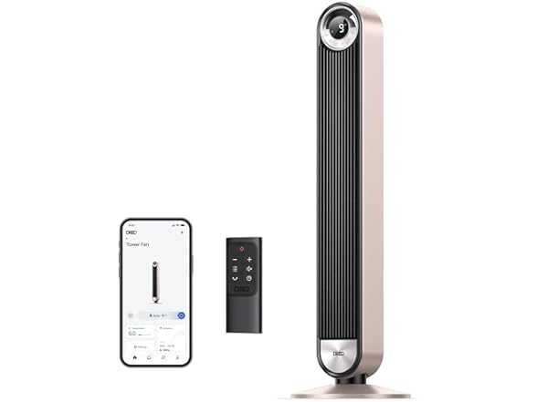 Dreo Smart Tower Fan, Works With Alexa