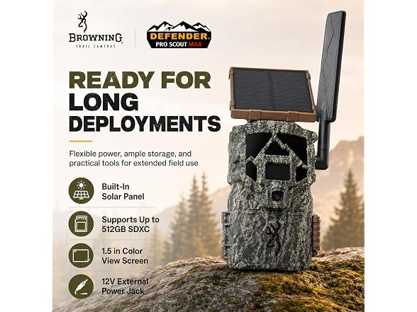 Browning Defender Pro Scout Max HD Solar