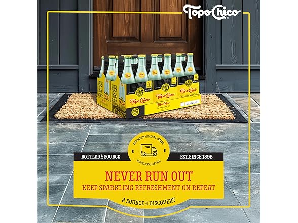 8PK Topo Chico Sabores Blueberry with Hibiscus