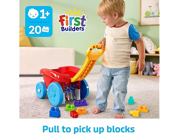 MEGA BLOKS First Builders Toddler Building Toy