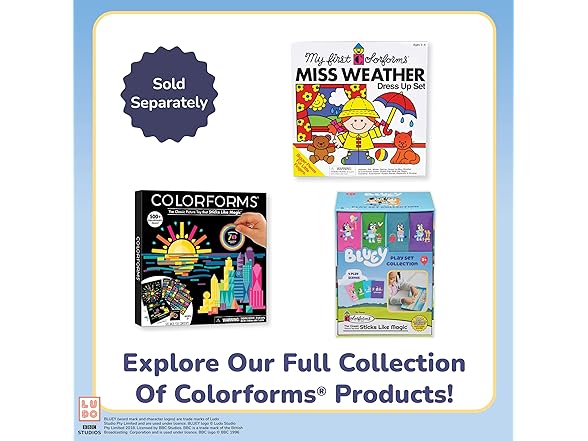Colorforms Bluey Set
