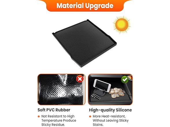 ANOWVI Dashboard Mats for Subaru Forester