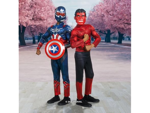 MARVEL Captain America Official Youth Costume, L (12-14)