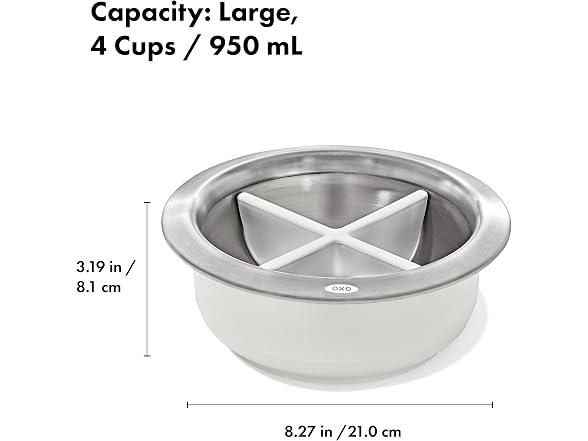 OXO Pet Easy-Clean Slow Feeder - Large, 4 Cup Capacity