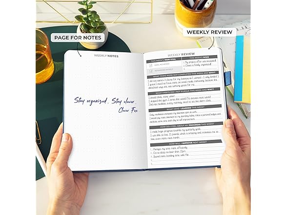 Daily Planner Undated 6-Month w/ To-Do