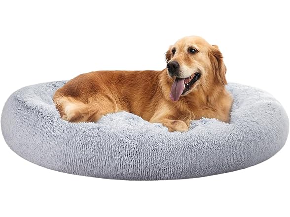 AmazonBasics Donut Pet Bolster Bed for Dog