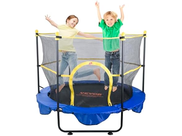 VEVOR 5FT Trampoline for Kids