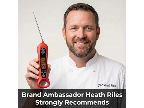 NIUTA Meat Thermometer, Red