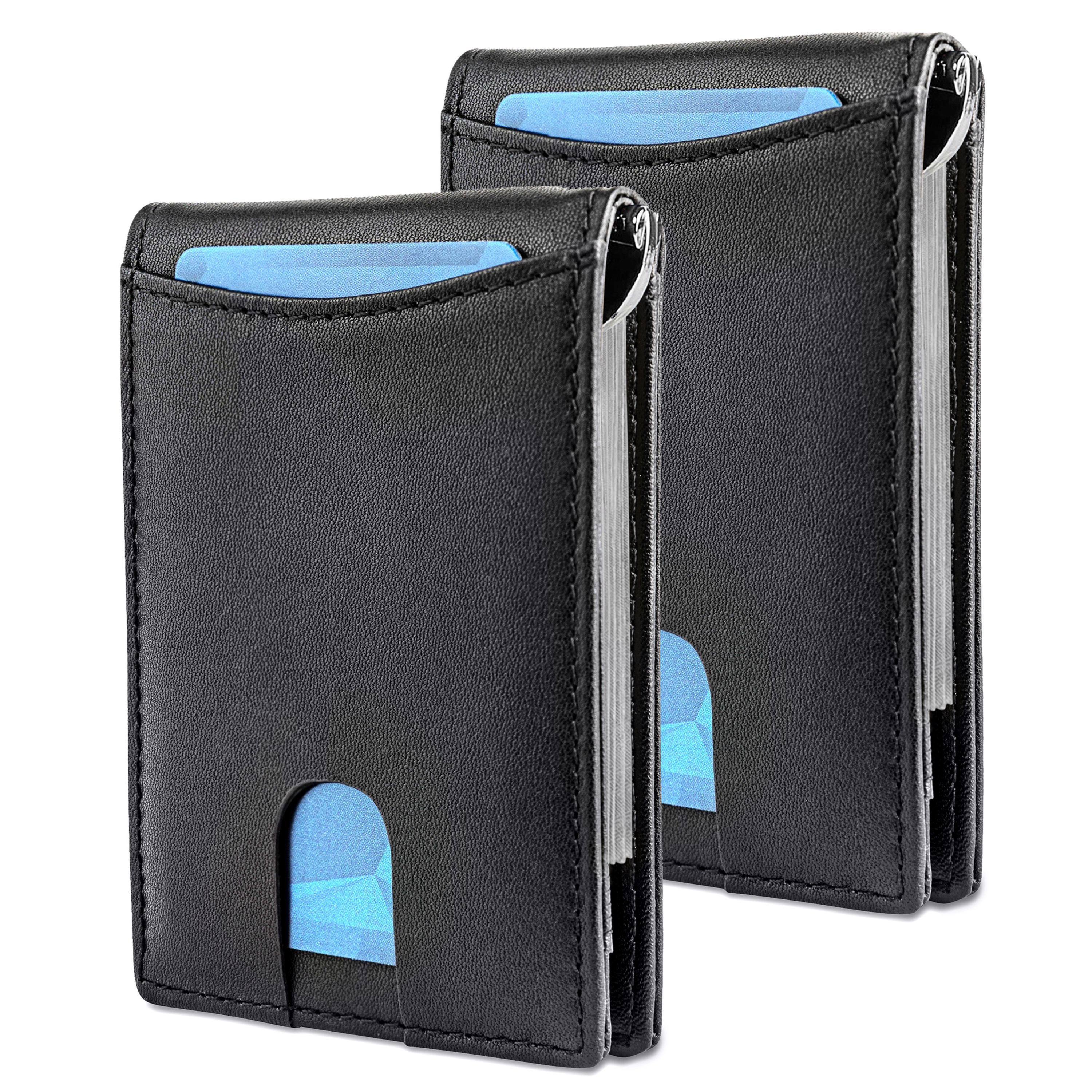 RFID Blocking Slim Leather Wallet - Gallery 10