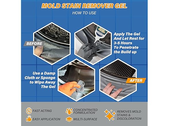 BUBCLEAN Home Stain Remover Gel Cleaner