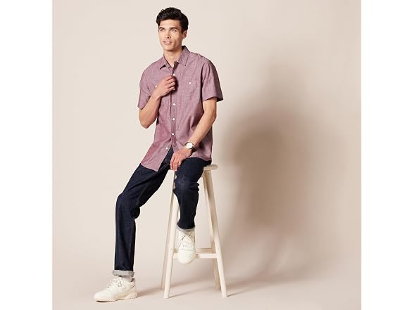 Amazon Essentials Men Slim-fit Chambray Shirt