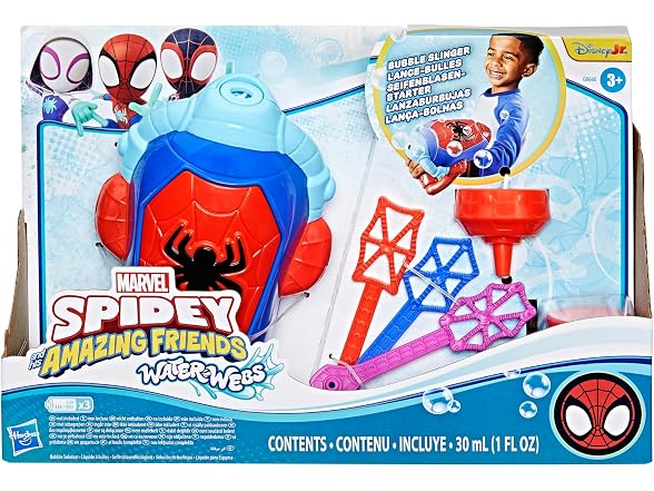 Spidey Water-Webs Electronic Bubble Slinger