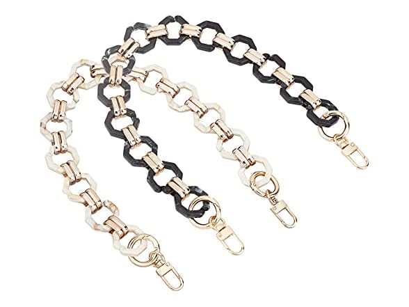 CHGCRAFT 2Pcs 18.11Inch Resin Purse Chain
