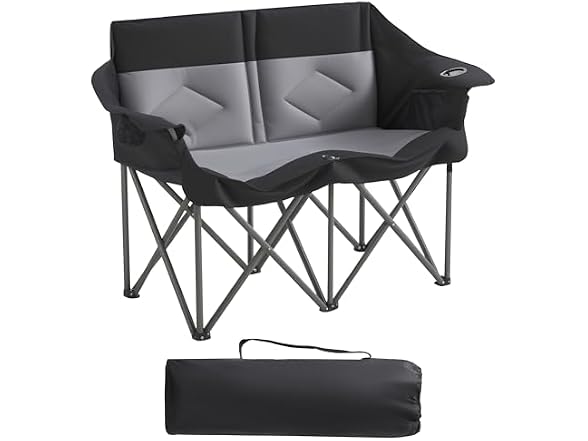 800LBS Heavy Duty Double Camping Chair