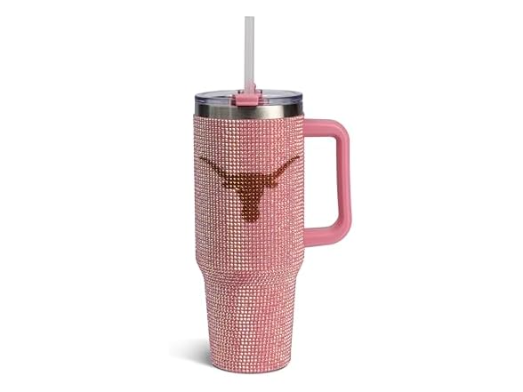 Memory Company NCAA Pink Bling Tumbler