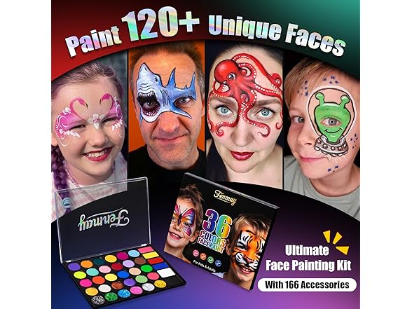 Fenmay Face Painting Kit