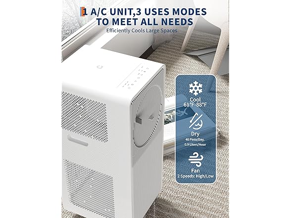 GAOMON 8,000 BTU Portable Air Conditioner