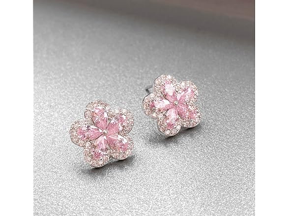 Maison Pink Melissa Earrings Rose Gold