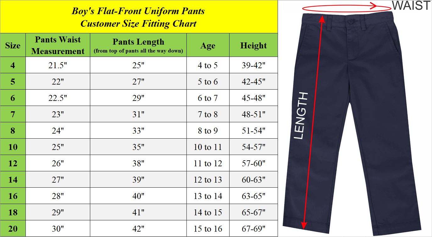 Boys 3PK School Uniform Pants - Gallery 8
