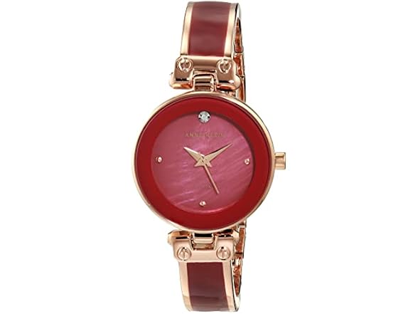 Anne Klein Women's Diamond Dial Bangle Watch