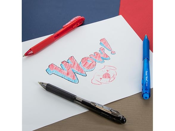 Pentel Wow! Retractable Ballpoint Pen Pack of 18