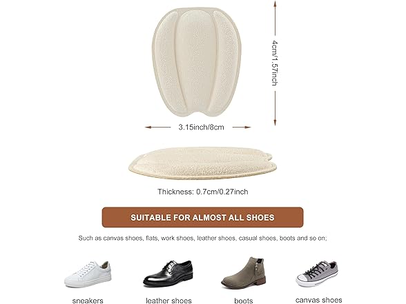 Heel Grips Liner Cushions Inserts