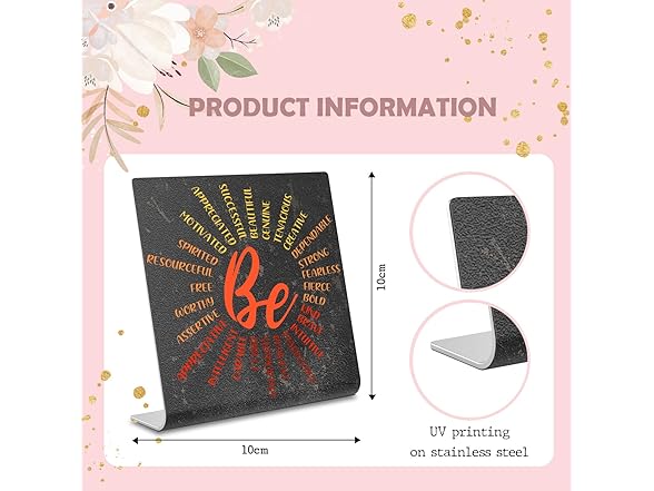 Akeke Positive Affirmations Sign