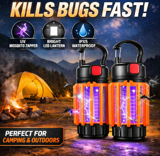 2-Pack Small Mosquito Zapper Lanterns - Gallery 20