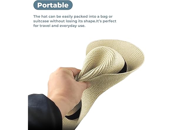 SAJUZEN Straw Sun Hat