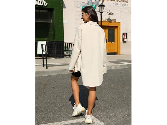 Bianstore Women (M) Oversized Linen Shirts Shirts