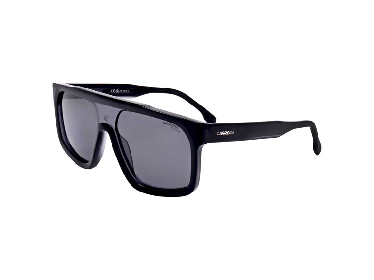 Carrera Unisex 59 mm Black Grey Polarized Sunglasses CARRERA1061-S-08A-59