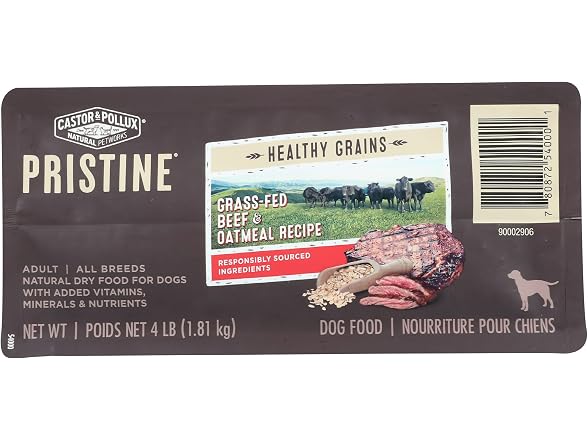 CASTOR & POLLUX Pristine Beef & Oatmeal Dog F