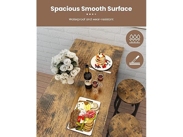 Recaceik 39" 3 Piece Pub Dining Set