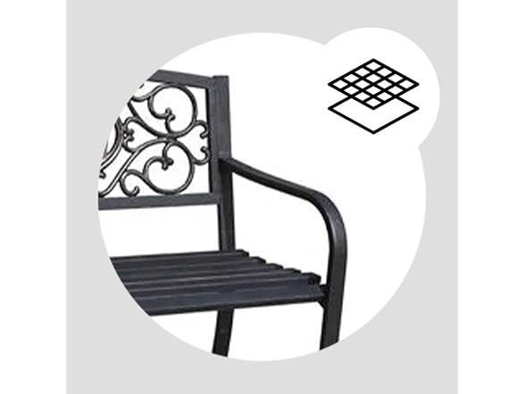 Four Seasons Courtyard Welcome Outdoor Park Bench