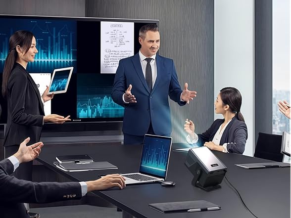 LYNCAST 1080P Smart Projector W/ Android 14 OS