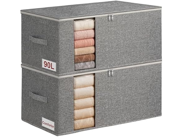 Boailydi Rigid Blanket Storage Bags