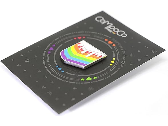 Compoco Lapel Pin Rainbow Cake