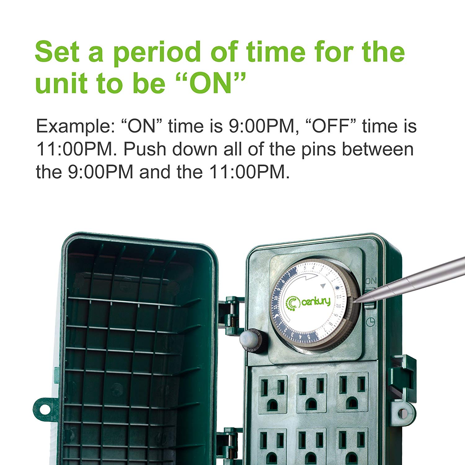 Century Mechanical Outdoor Socket Timer - Gallery 14