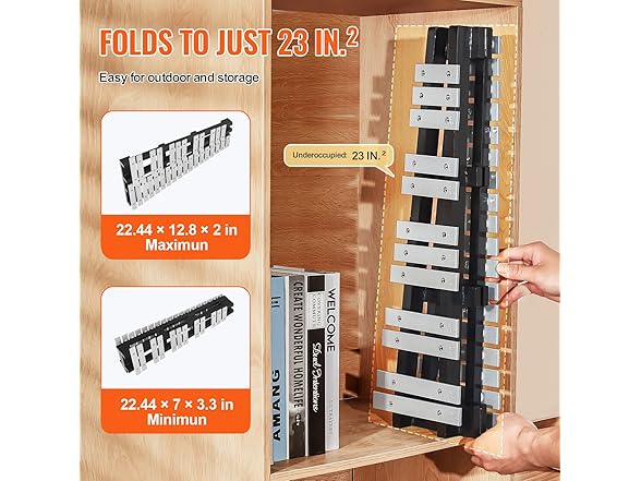 VEVOR 30 Note Glockenspiel Xylophone Bell Kit
