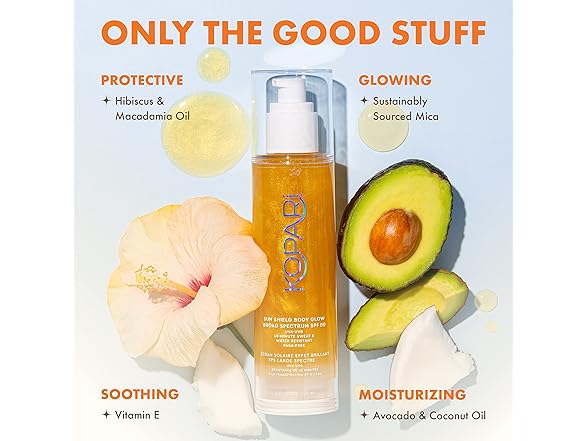 Kopari Sun Shield Body Glow SPF 50