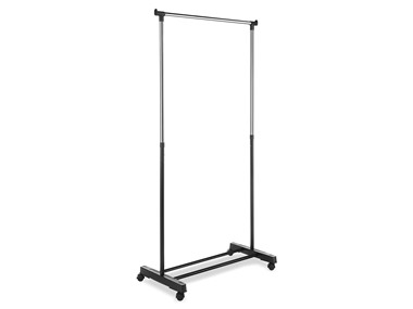 $11.99, Was $17.75, 32% Off! Whitmor Adjustable Garment Rolling Rack dealfomo
