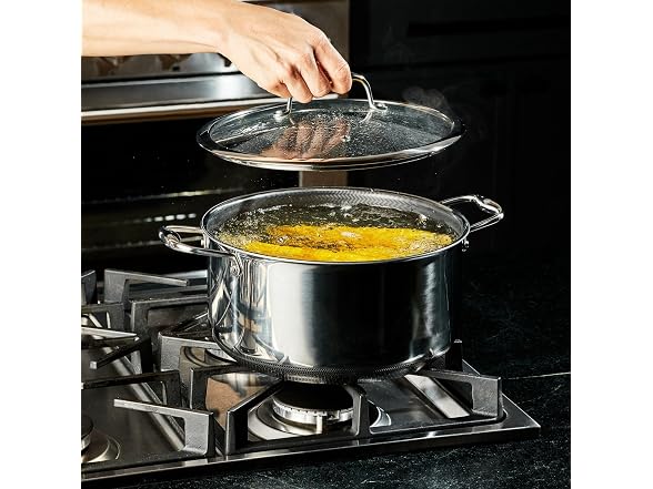 Hexclad 8QT Hybrid Stock Pot with Lid