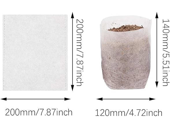 SQXBK Nursery Bags 120x140mm 100pc