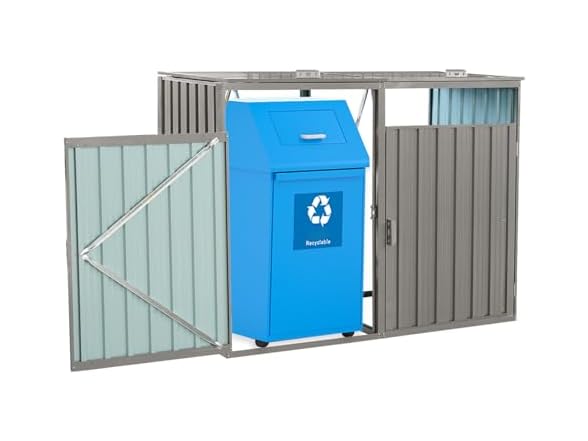 IMagacFun Outdoor Trash Can Storage