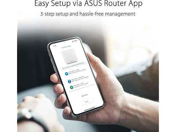 ASUS ZenWiFi Whole-Home Mesh WiFi 6E System - AXE7800, 3-Pack, White